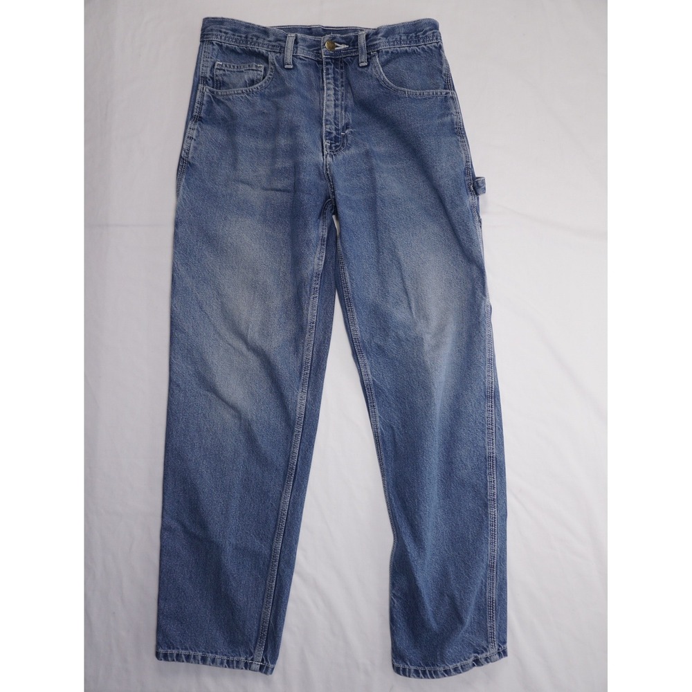 Real Work Wear 32x29 Blue Denim Carpenter Jeans